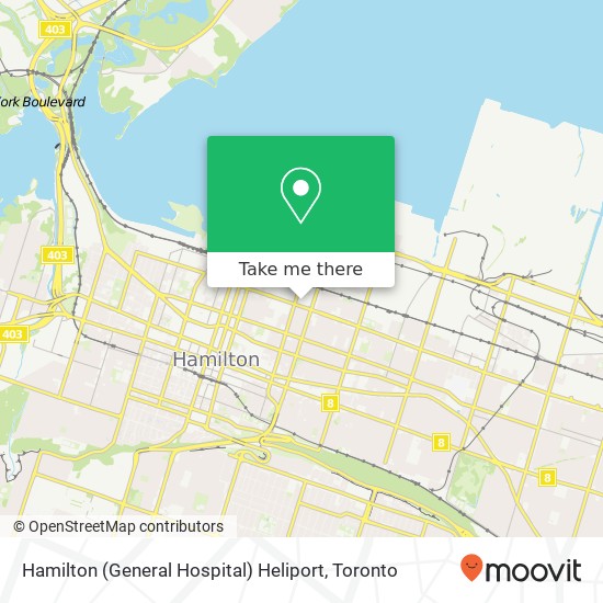 Hamilton (General Hospital) Heliport plan