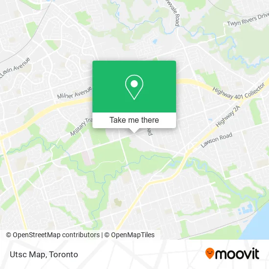 Utsc Map map