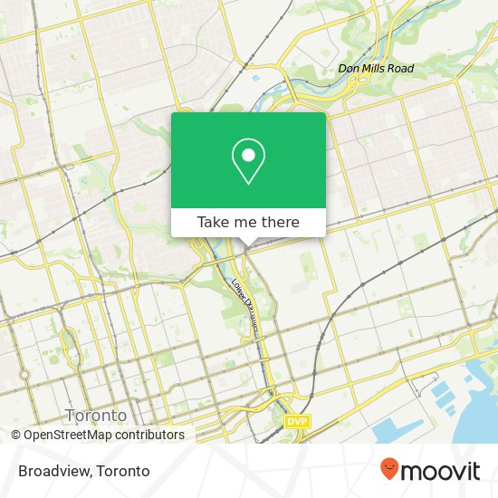 Broadview map