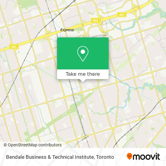 Bendale Business & Technical Institute map