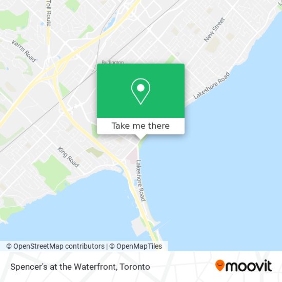 Spencer's at the Waterfront map