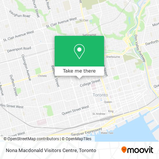 Nona Macdonald Visitors Centre map