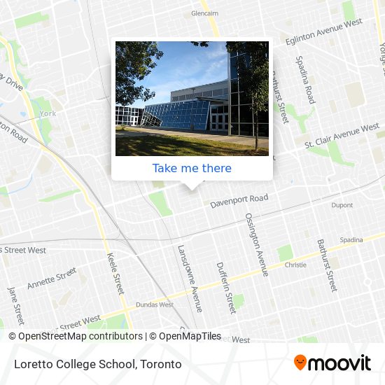 Loretto College School map