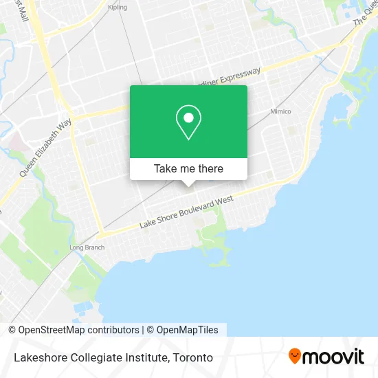 Lakeshore Collegiate Institute map