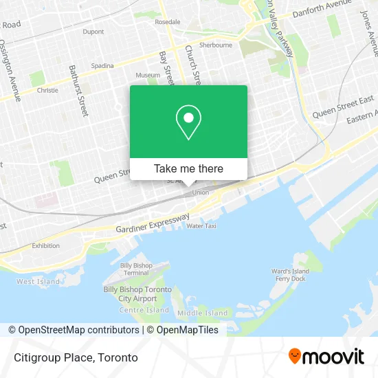 Citigroup Place map