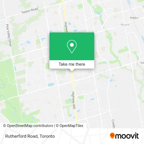 Rutherford Road map