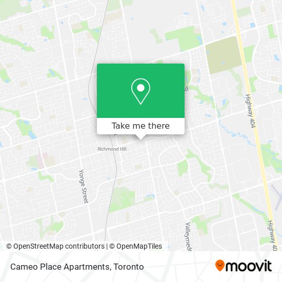 Cameo Place Apartments map