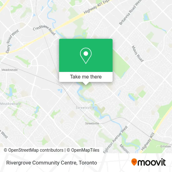 Rivergrove Community Centre map