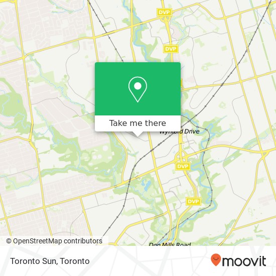 Toronto Sun map