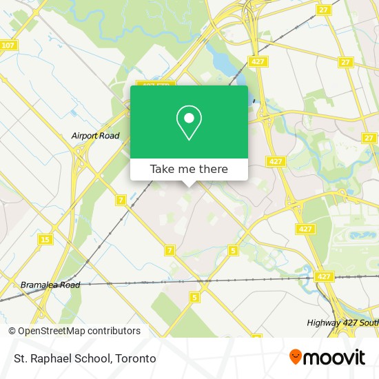 St. Raphael School map