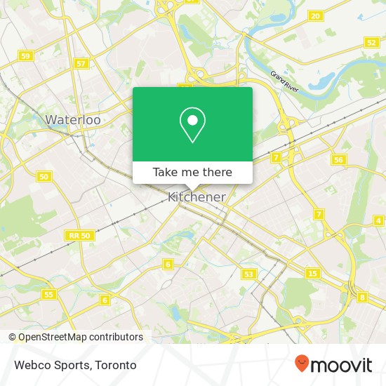 Webco Sports map