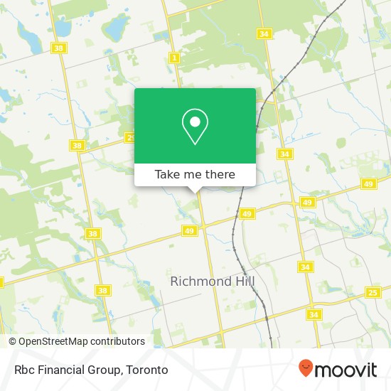 Rbc Financial Group map