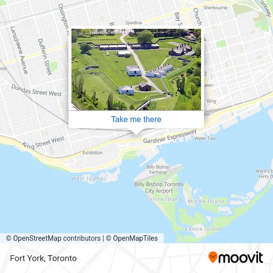 Fort York map