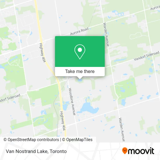 Van Nostrand Lake map