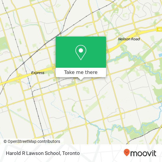 Harold R Lawson School map