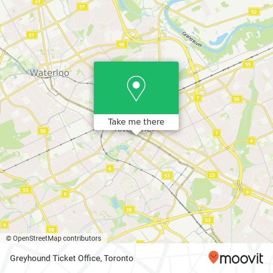 Greyhound Ticket Office map