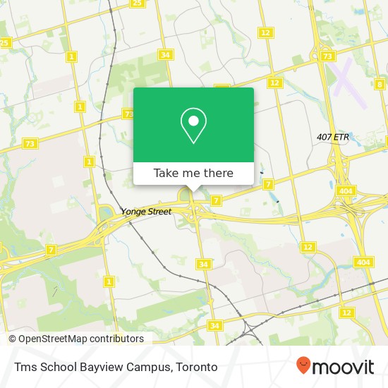 Tms School Bayview Campus map