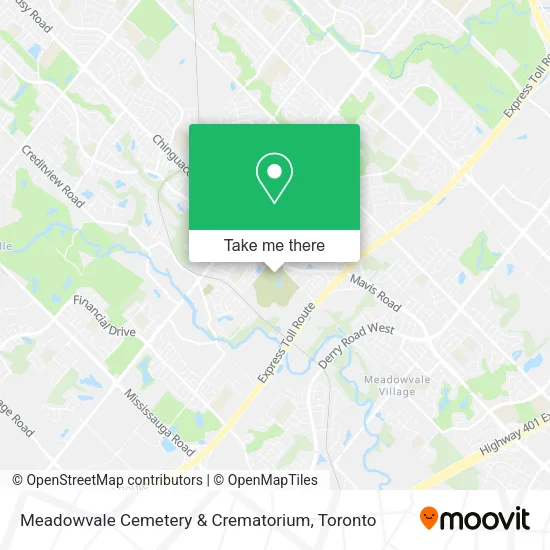 Meadowvale Cemetery & Crematorium map