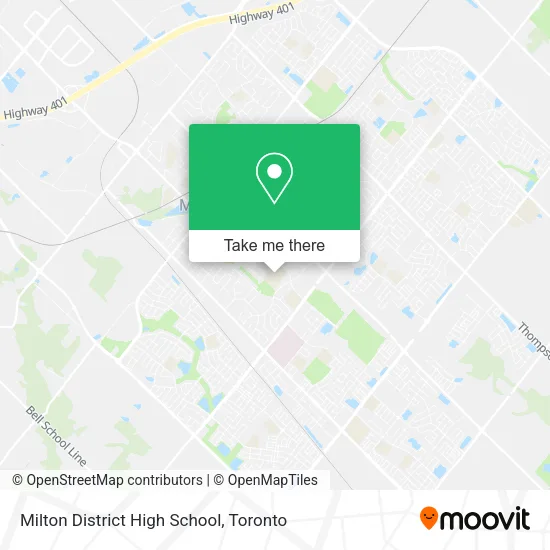 Milton District High School plan