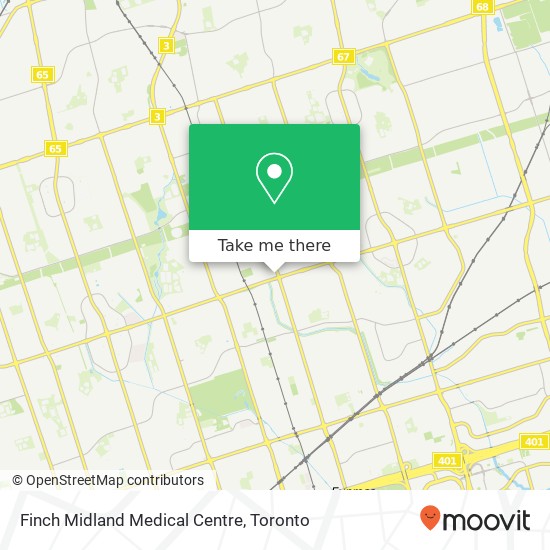 Finch Midland Medical Centre map