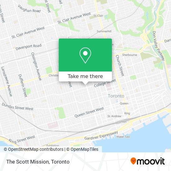 The Scott Mission map