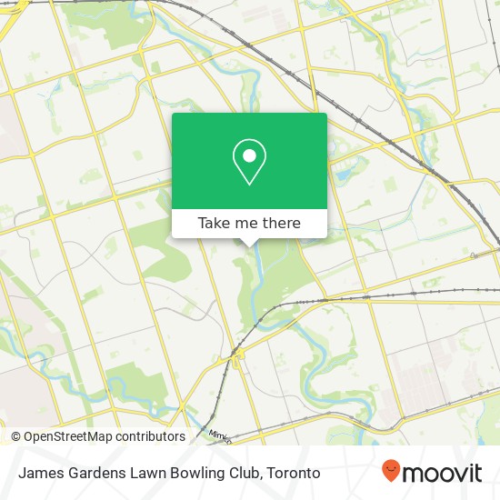 James Gardens Lawn Bowling Club map