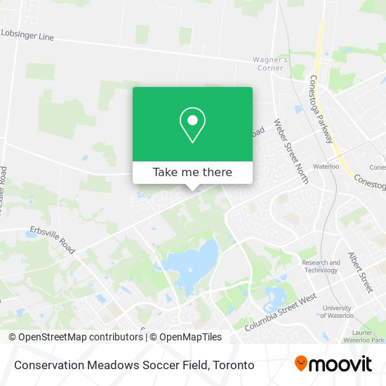 Conservation Meadows Soccer Field map