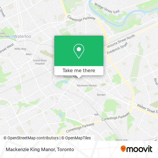 Mackenzie King Manor map