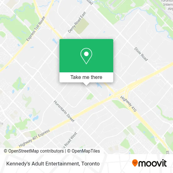 Kennedy's Adult Entertainment map