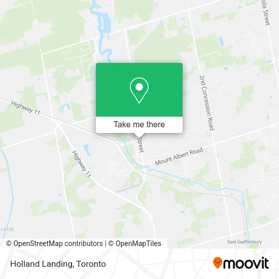 Holland Landing map
