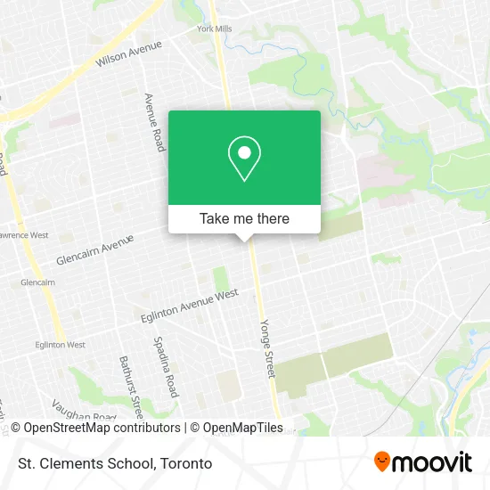 St. Clements School map