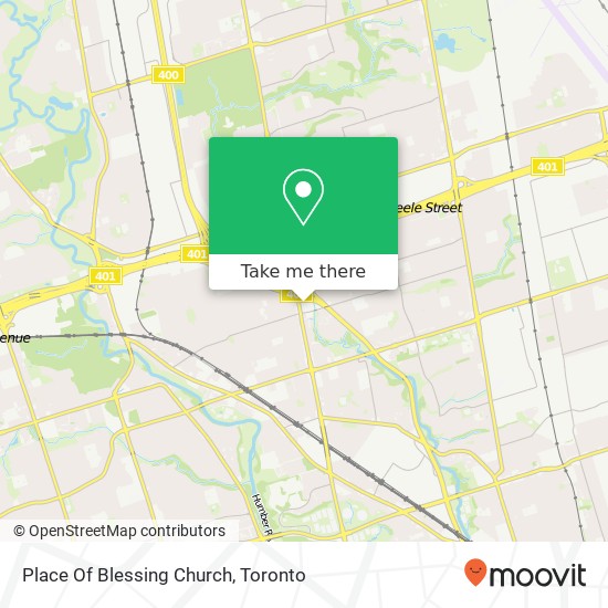 Place Of Blessing Church map
