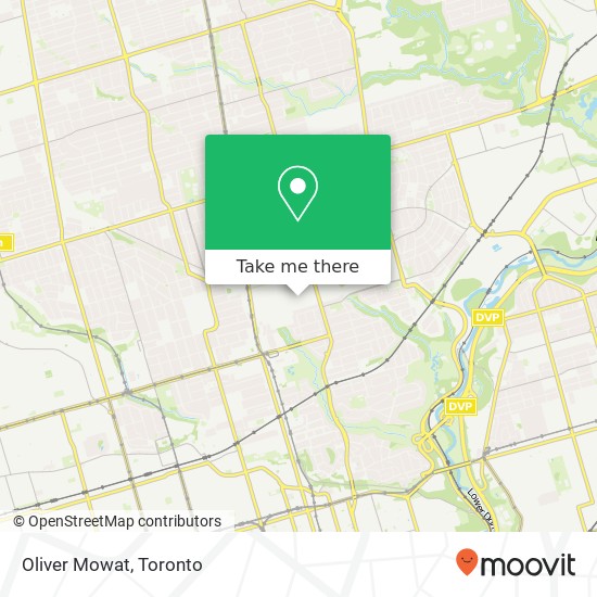 Oliver Mowat map