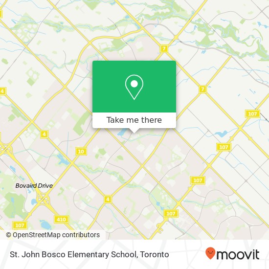 St. John Bosco Elementary School map