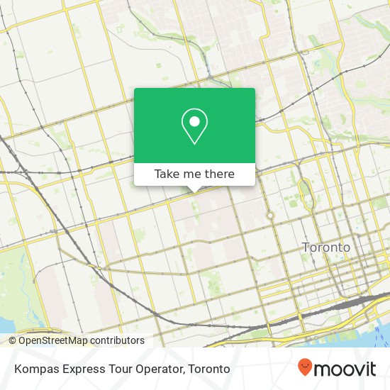Kompas Express Tour Operator map