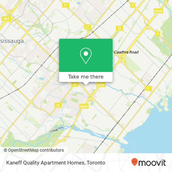 Kaneff Quality Apartment Homes map