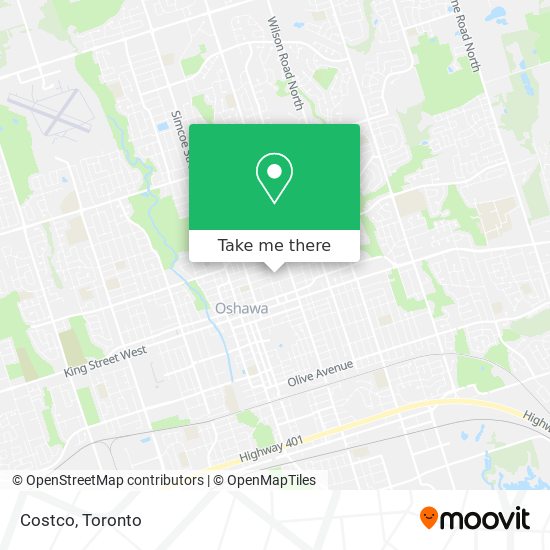 How to get to Costco in Oshawa by Bus?