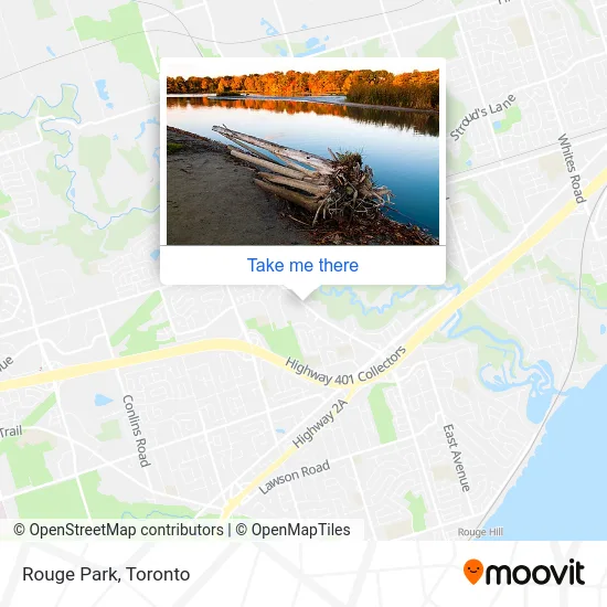 Rouge Park map