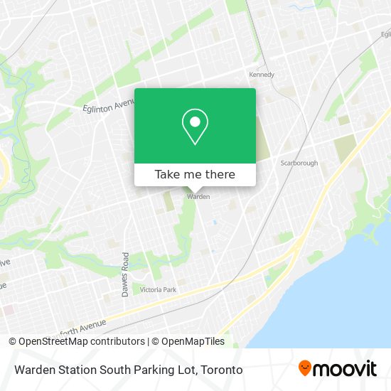 Warden Station South Parking Lot map