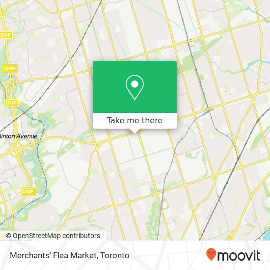 Merchants' Flea Market map