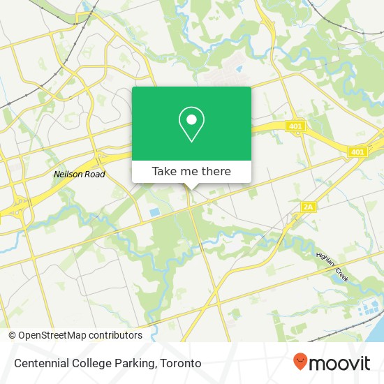 Centennial College Parking plan