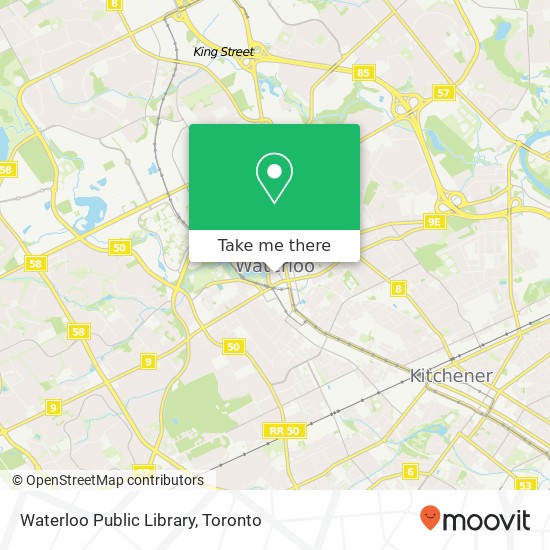 Waterloo Public Library map