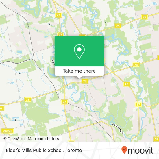 Elder's Mills Public School map