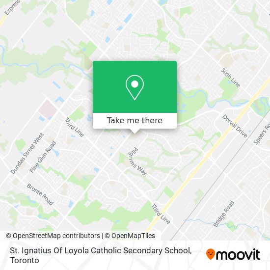 St. Ignatius Of Loyola Catholic Secondary School map