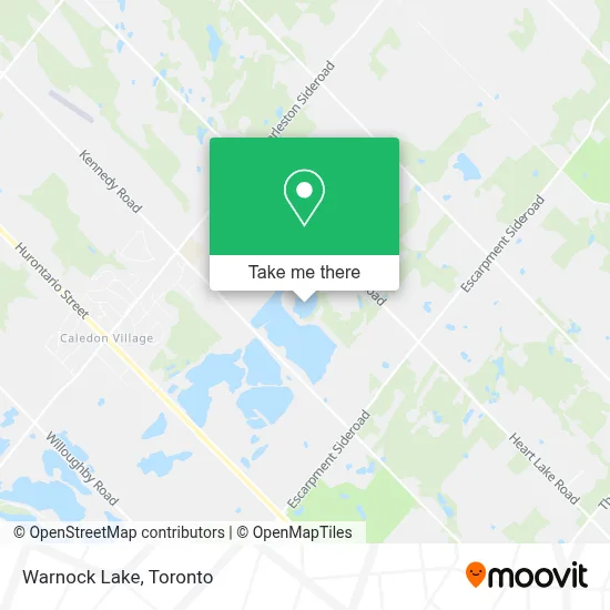 Warnock Lake map