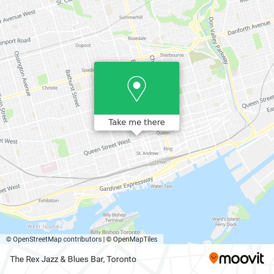 The Rex Jazz & Blues Bar map