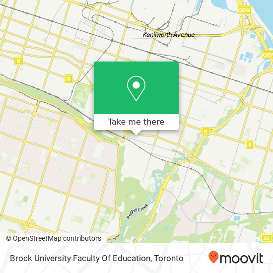 Brock University Faculty Of Education map