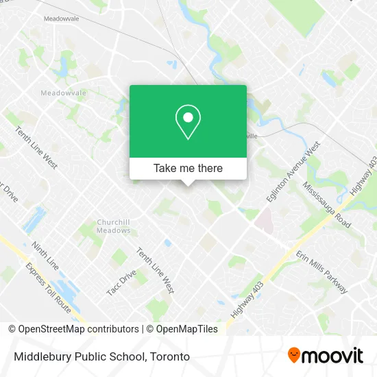 Middlebury Public School map