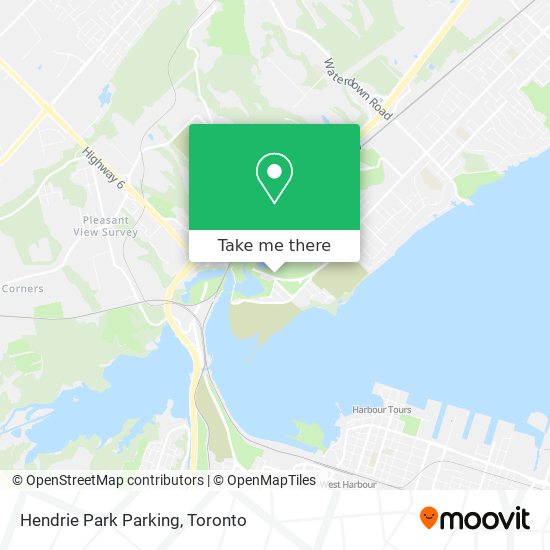 Hendrie Park Parking map