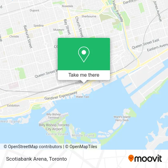 Scotiabank Arena map